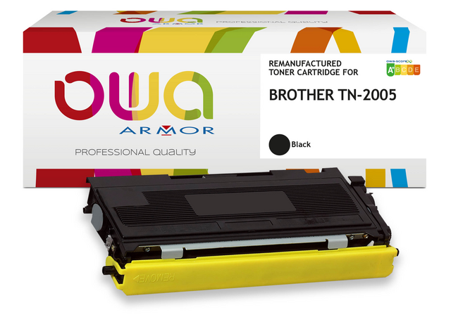 Toner OWA alternatief tbv Brother TN-2005 zwart jumbo