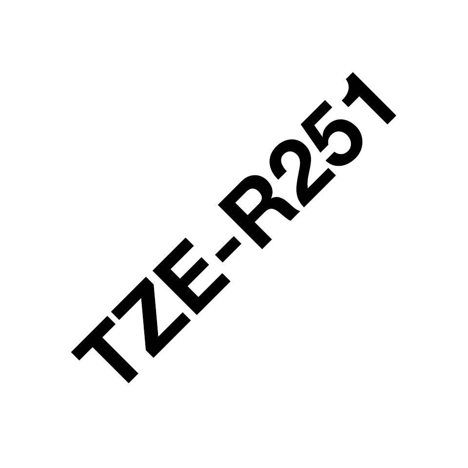 TZE-R251 stoffen lint zwart op wit 24mm TZE-R251 stoffen lint zwart op wit 24mm