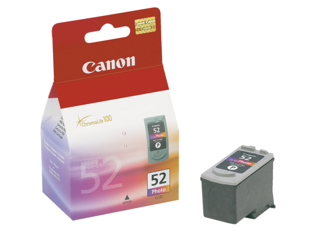 1222723 inkcartridge canon cl-52 foto kleur