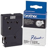 Brother TC-101 Tape Zwart op helder, 12 mm Brother TC-101 Tape Zwart op helder, 12 mm