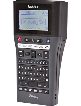 Brother P-touch H500 met QWERTY toetsenbord