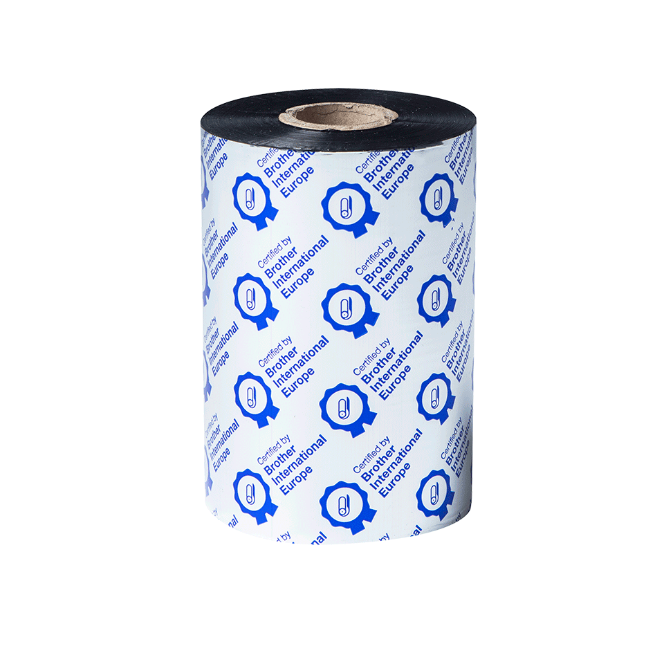 BSP-1D450-110 Thermo-transferrol met premium wax/hars 110 mm - zwart (450 m) BSP-1D450-110 Thermo-transferrol met premium wax/hars 110 mm - zwart (450 m)