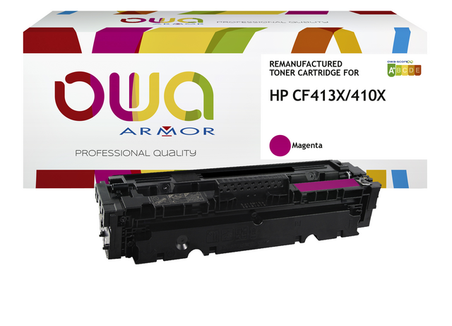 Tonercartridge OWA alternatief tbv HP CF413X rood Tonercartridge OWA alternatief tbv HP CF413X rood