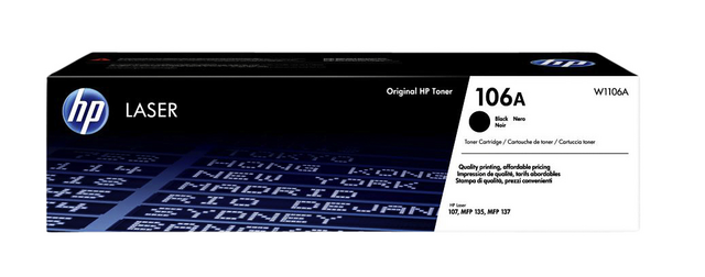 Tonercartidge HP W1106A 106A zwart Tonercartidge HP W1106A 106A zwart