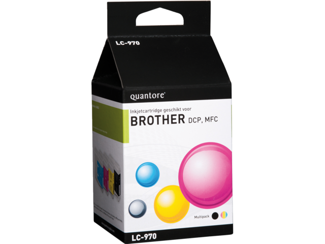K10360PR inkcartridge quantore bro lc-970 zwart 3 kleuren