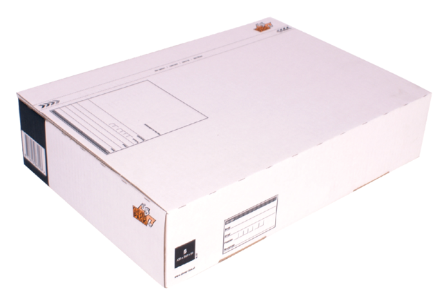 Postpakketbox 5 CleverPack 430x300x90mm wit Postpakketbox 5 CleverPack 430x300x90mm wit