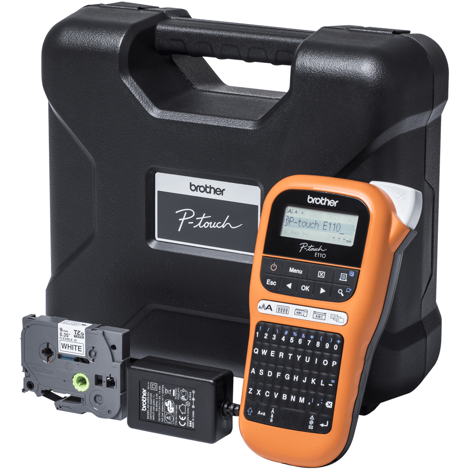 PT-E110VP labelmaker voor installatiebedrijven PT-E110VP labelmaker voor installatiebedrijven