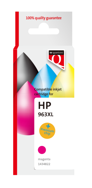 Inktcartridge Quantore alternatief tbv Hp 963XL 3JA28AE hc rood Inktcartridge Quantore alternatief tbv Hp 963XL 3JA28AE hc rood