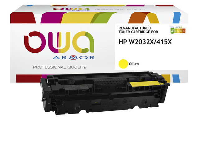 Tonercartridge OWA alternatief tbv HP W2032X geel Tonercartridge OWA alternatief tbv HP W2032X geel