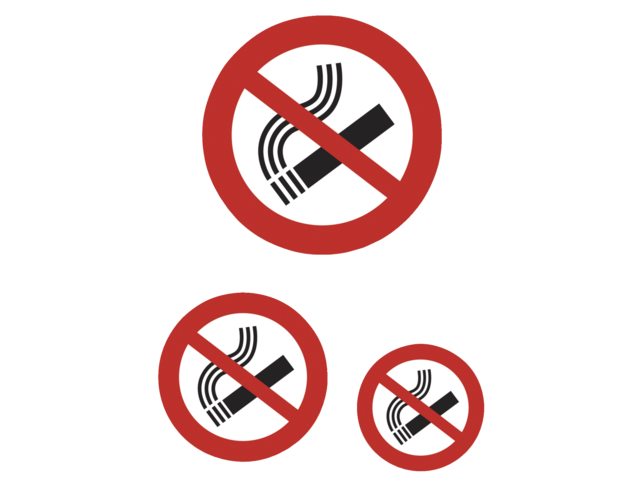 5736 etiket herma 5736 niet roken 3stuks