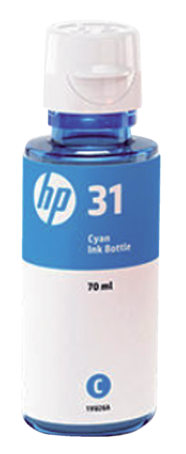 Navulinkt HP 1VU26AE 31 blauw Navulinkt HP 1VU26AE 31 blauw