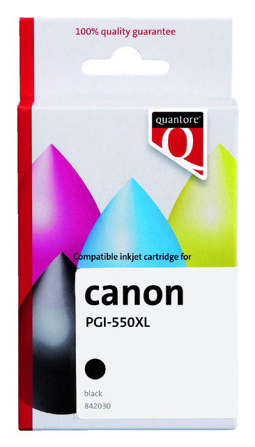 K20480PR inkcartridge quantore can pgi-550xl zwart