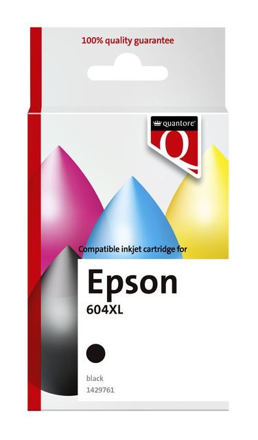 Inktcartridge Quantore alternatief tbv Epson 604XL T10H14 zwart Inktcartridge Quantore alternatief tbv Epson 604XL T10H14 zwart