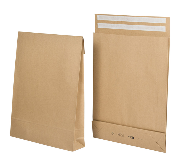 E-Commerce envelop IEZZY 400x500x100+100mm met retoursluiting br 100st