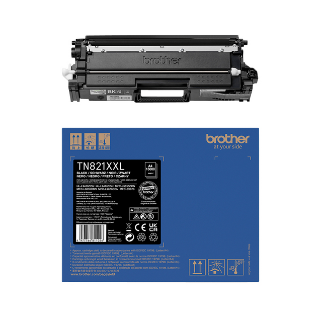 Toner Brother TN-821XXLBK zwart Toner Brother TN-821XXLBK zwart