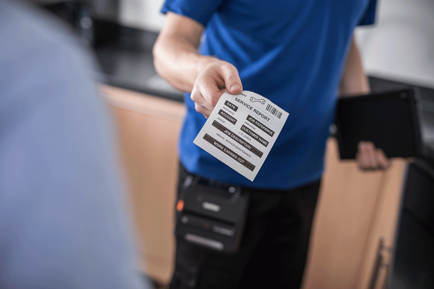 BDL-7J000102-058 doorlopende papierrol: 101,6 mm – direct thermisch - wit (32,3m) BDL-7J000102-058 doorlopende papierrol: 101,6 mm – direct thermisch - wit (32,3m)