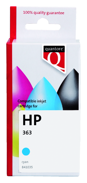 K20405PR inkcartridge quantore hp 363 c8771ee blauw