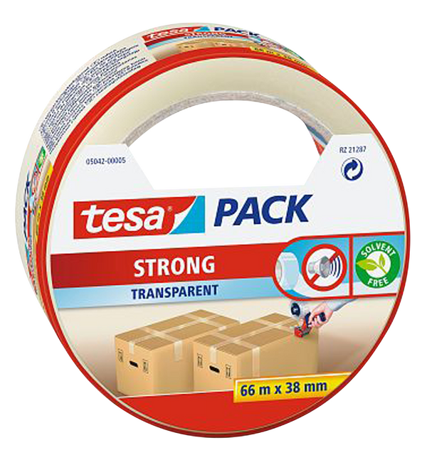 05042-00005-01 verpaktape tesa 05042 strong 38mmx66m transparant