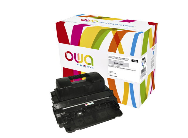 Tonercartridge OWA alternatief tbv HP CE390A zwart Tonercartridge OWA alternatief tbv HP CE390A zwart