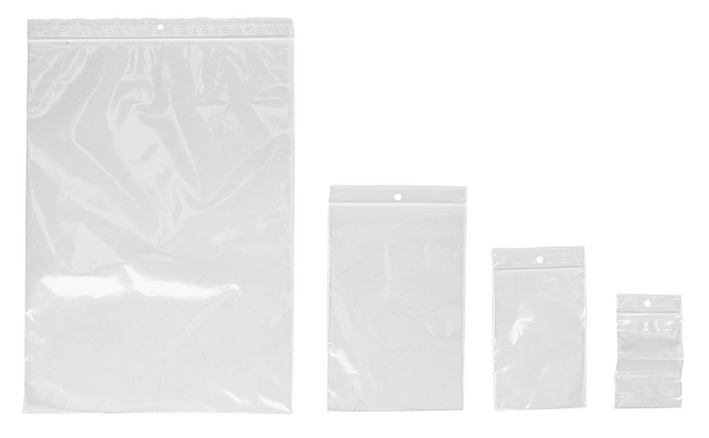 Gripzakjes IEZZY 100x150mm 50mu hersluitbaar 25 stuks