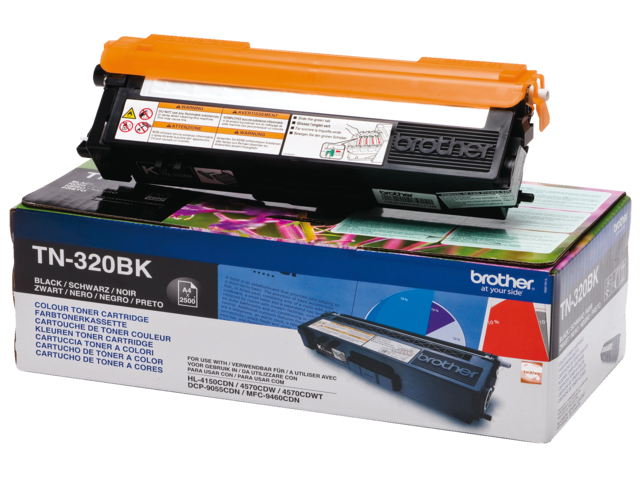 TN320BK toner brother tn-320 2.5k zwart