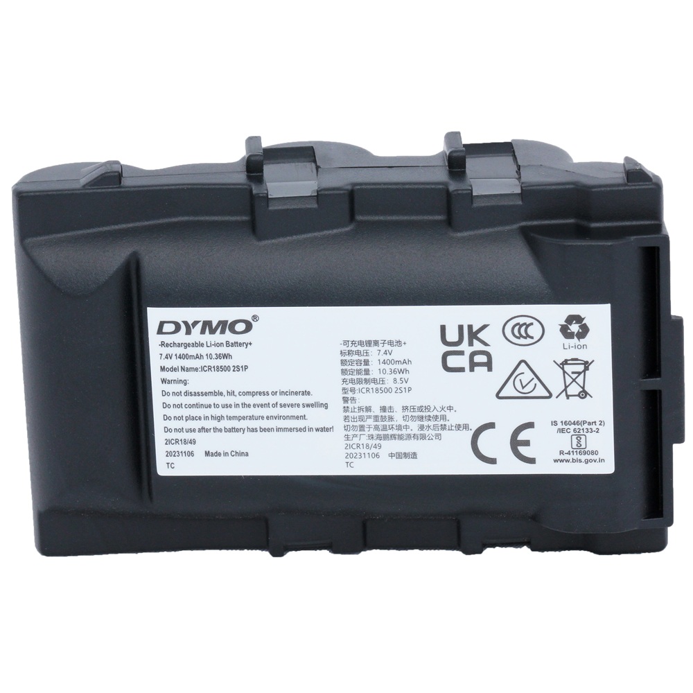 Dymo Batterij voor de Rhino 6000+ (vervangingsartikel)