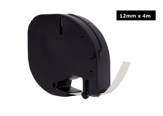 Q91201 labeltape quantore 91201 12mmx4m wit/zwart