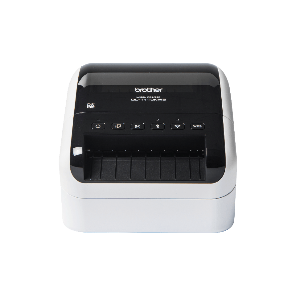 Brother QL-1110NWB brede labelprinter met USB, LAN, WLAN en Bluetooth aansluiting