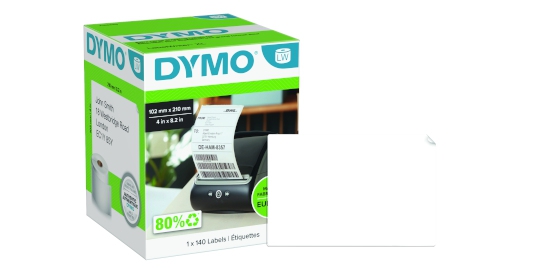 Dymo 2166659 XL DHL verzendlabel 102 x 210 mm, 1 roll met 140 labels Dymo 2166659 XL DHL verzendlabel 102 x 210 mm, 1 roll met 140 labels