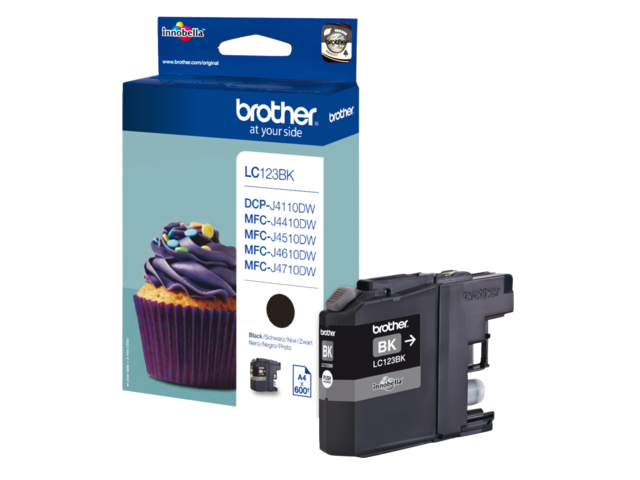 LC123BK inkcartridge brother lc-123 zwart