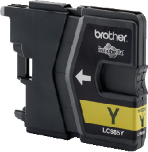 Inktcartridge Brother LC-985Y geel Inktcartridge Brother LC-985Y geel