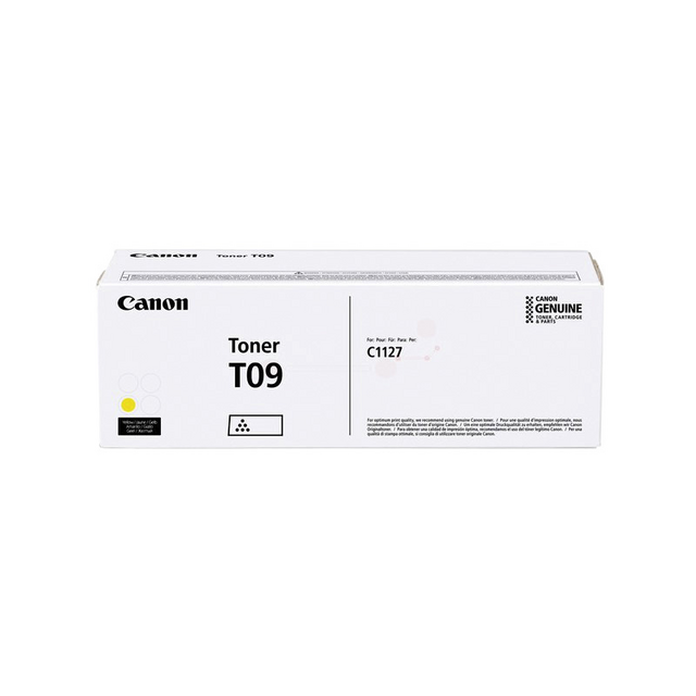 Tonercartridge Canon T09 geel Tonercartridge Canon T09 geel