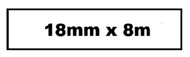 Q241 labeltape quantore tze-241 18mmx8m wit/zwart