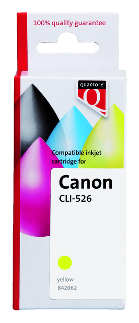 K20383PR inkcartridge quantore can cli-526 geel