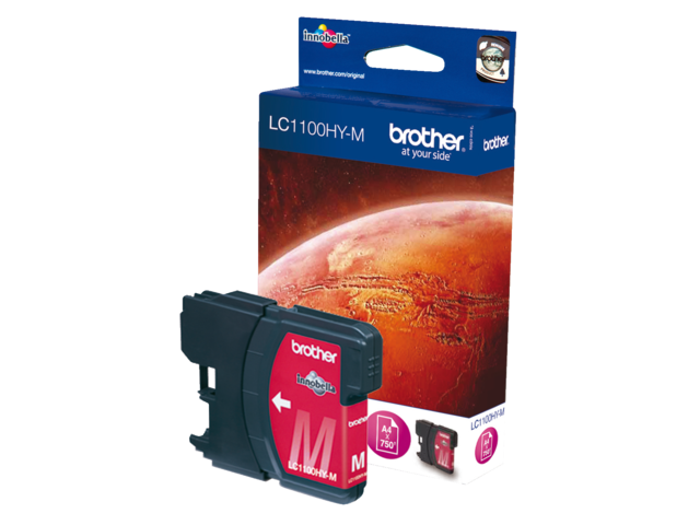 LC1100HYM inkcartridge brother lc-1100 hc rood