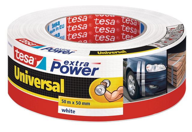 Duct tape tesa® extra Power Universal 50mx50mm wit Duct tape tesa® extra Power Universal 50mx50mm wit